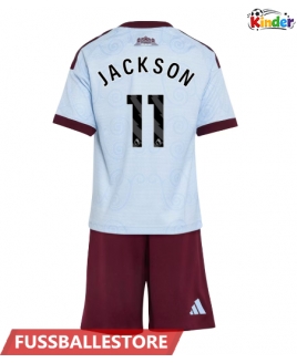 Günstige Aston Villa Nicolas Jackson #11 3rd trikot Kinder 2026-27 Kurzarm (+ Kurze Hosen)